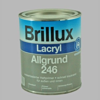 Brillux professionele Lacryl Universele Grondverf wit 750 ml