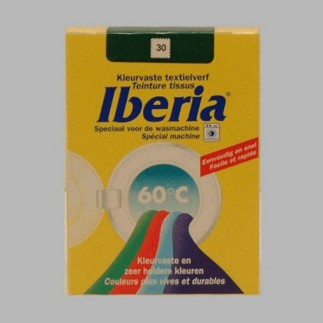Iberia textile dye green 60 degrees
