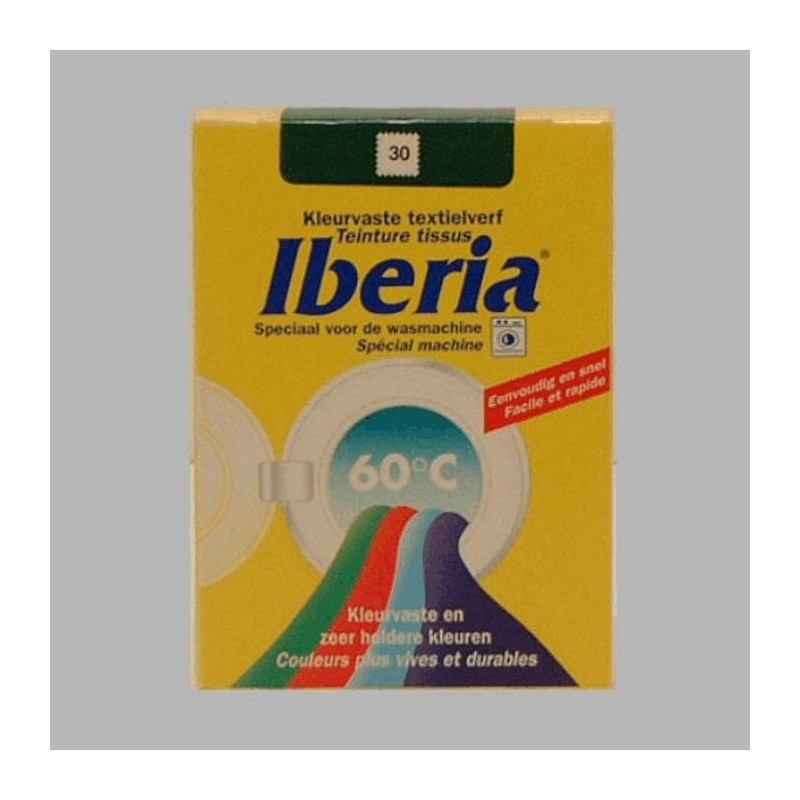 Teinture textile Iberia vert 60 degrés