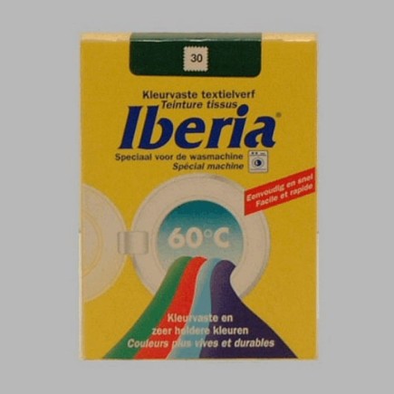 Iberia textile dye green 60 degrees