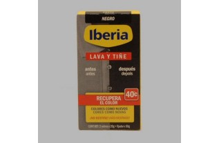 Iberia textile dye black (lava y tine)