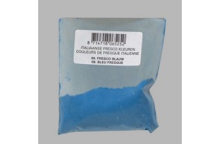 pigment pour les peintres couleur bleu de la fresque