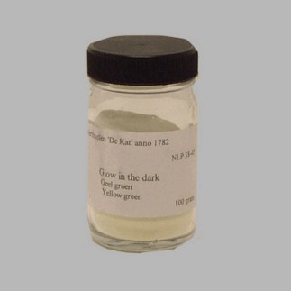 Cat glow in the dark yellow-green