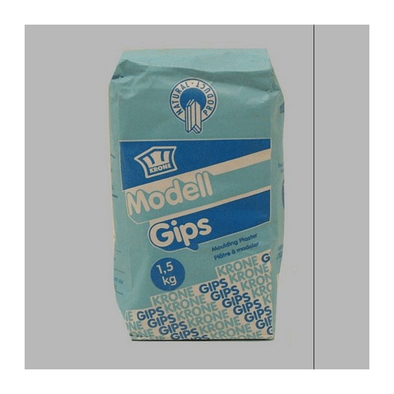 Krone modell gips 1500 gr naturel