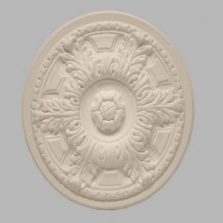 rosette de plafond couleur blanche diamètre 32 cm