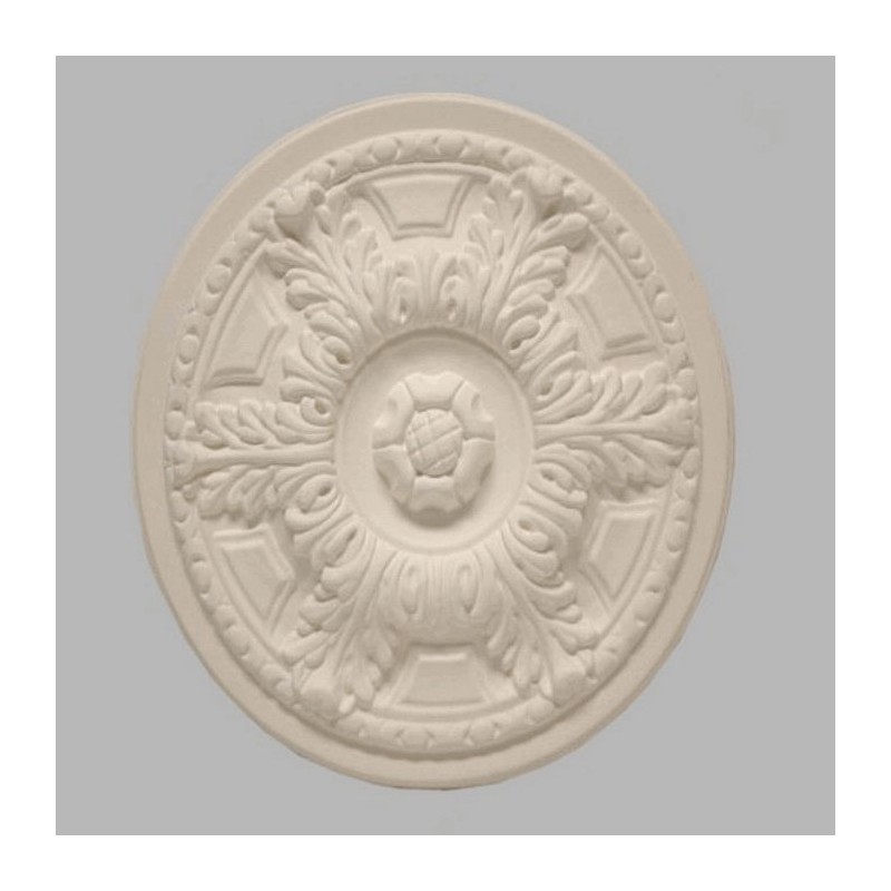 rosette for ceiling color white diameter 32 cm