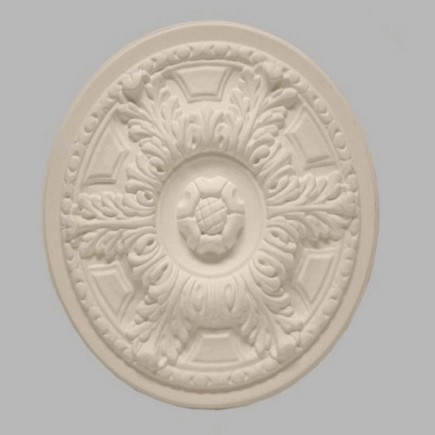 rosette for ceiling color white diameter 32 cm
