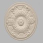 rosette de plafond couleur blanche diamètre 32 cm