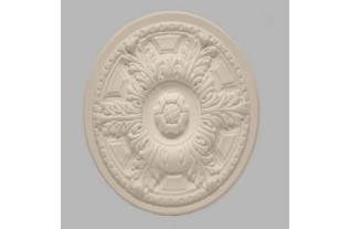 rosette de plafond couleur blanche diamètre 32 cm