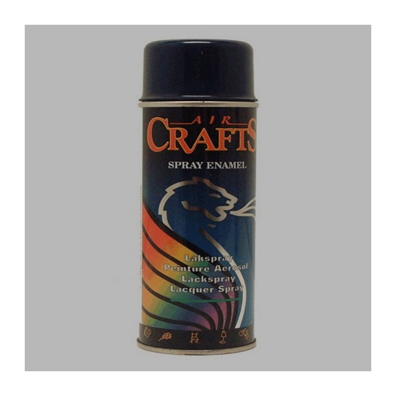 Air Crafts peinture aérosol haute brillance 400 ml bleu foncé 5011 RAL