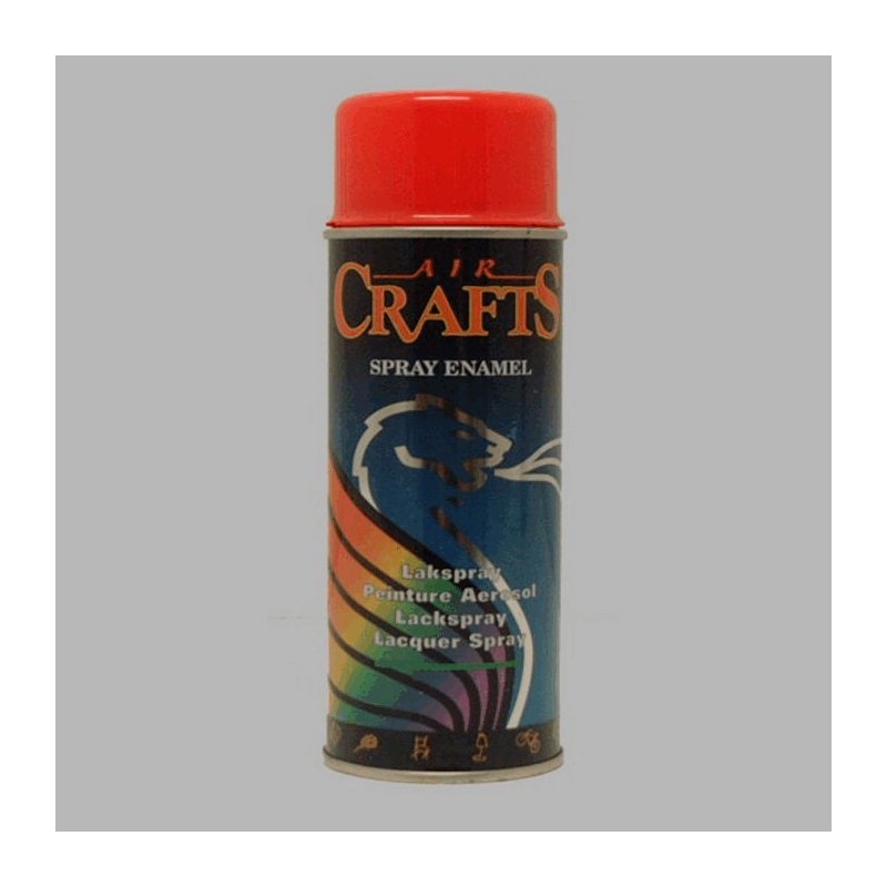 Air Crafts spray paint high gloss 400 ml traffic light red 3020 RAL