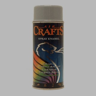 Air Crafts spray paint high gloss 400 ml silver gray 7001 RAL