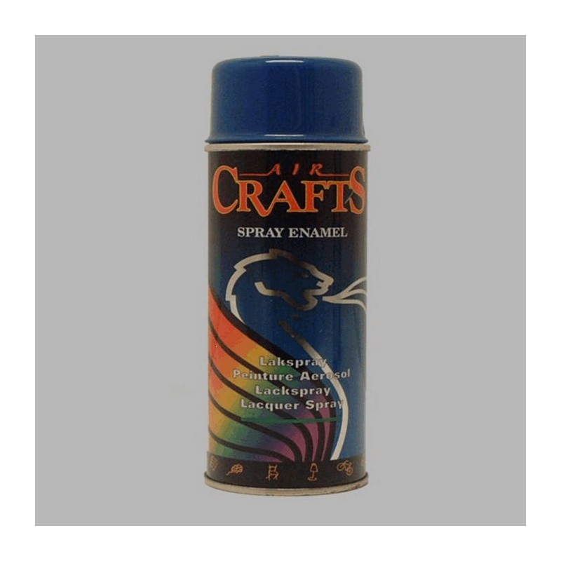 Air Crafts peinture en aérosol haute brillance 400 ml blue enzian 5010 RAL