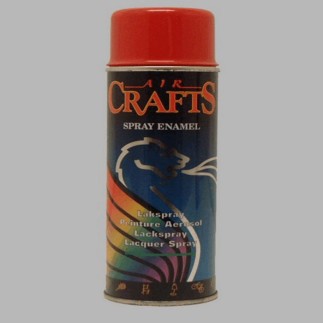 Air Crafts peinture en aérosol haute brillance 400 ml rouge feu 3000 RAL