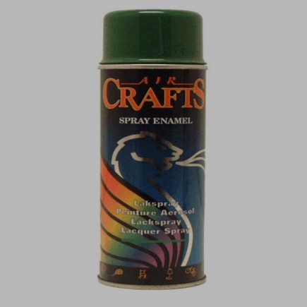 Air Crafts spray paint high gloss 400 ml leaf green 6002 RAL