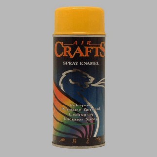 Air Crafts spray paint high gloss 400 ml rapeseed yellow RAL 1021