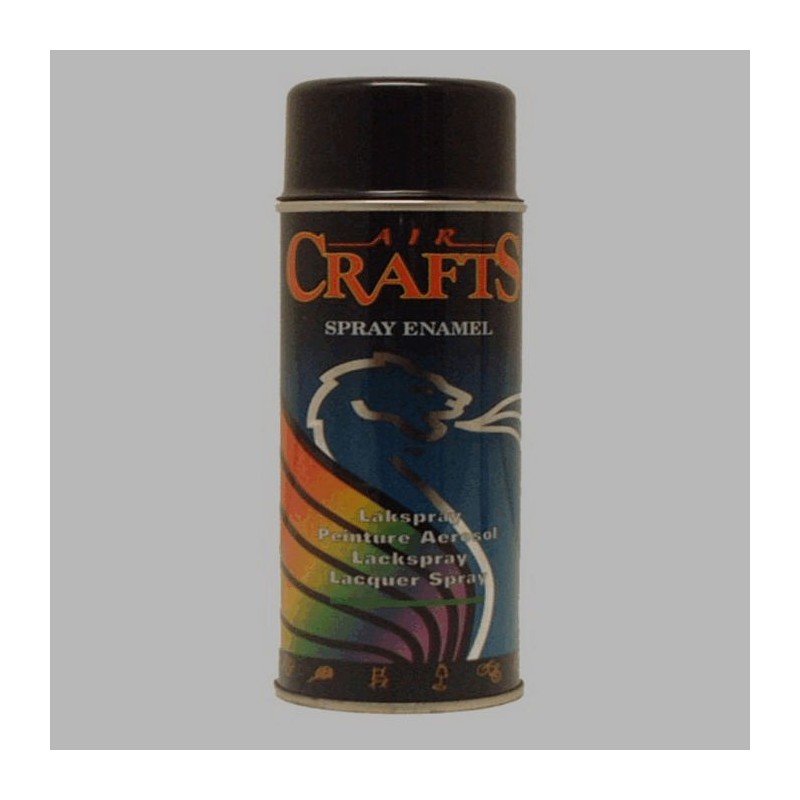Air Crafts spray paint high gloss 400 ml deep black 9005 RAL