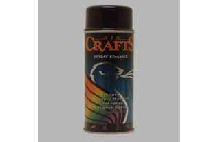 Air Crafts spray paint high gloss 400 ml deep black 9005 RAL