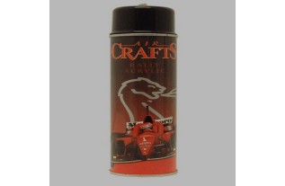 Air Crafts lpeinture en aérosol haute brillance 500ml Noir profond