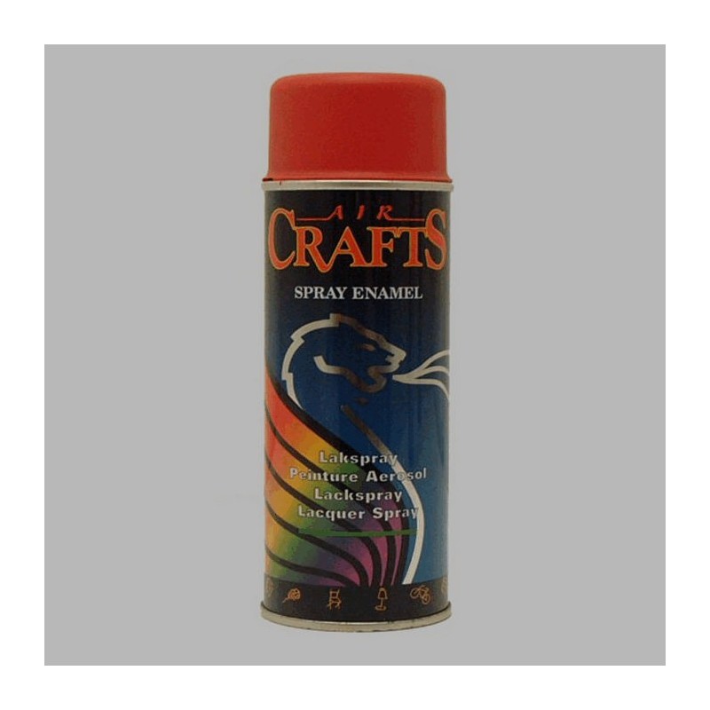 Air Crafts peinture en aérosol satin 400 ml rouge feu 3000 RAL