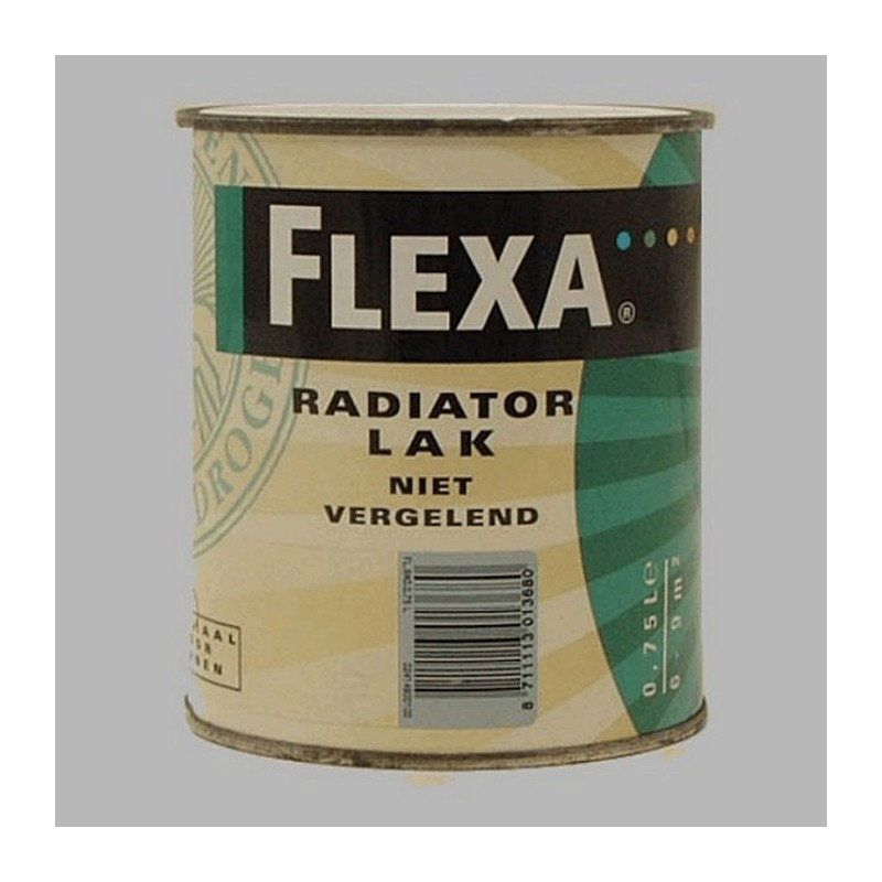 flexa brillant de peinture radiateur