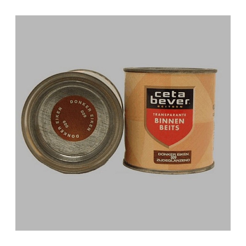 cetabever binnenbeits hout donker eiken 250 ml