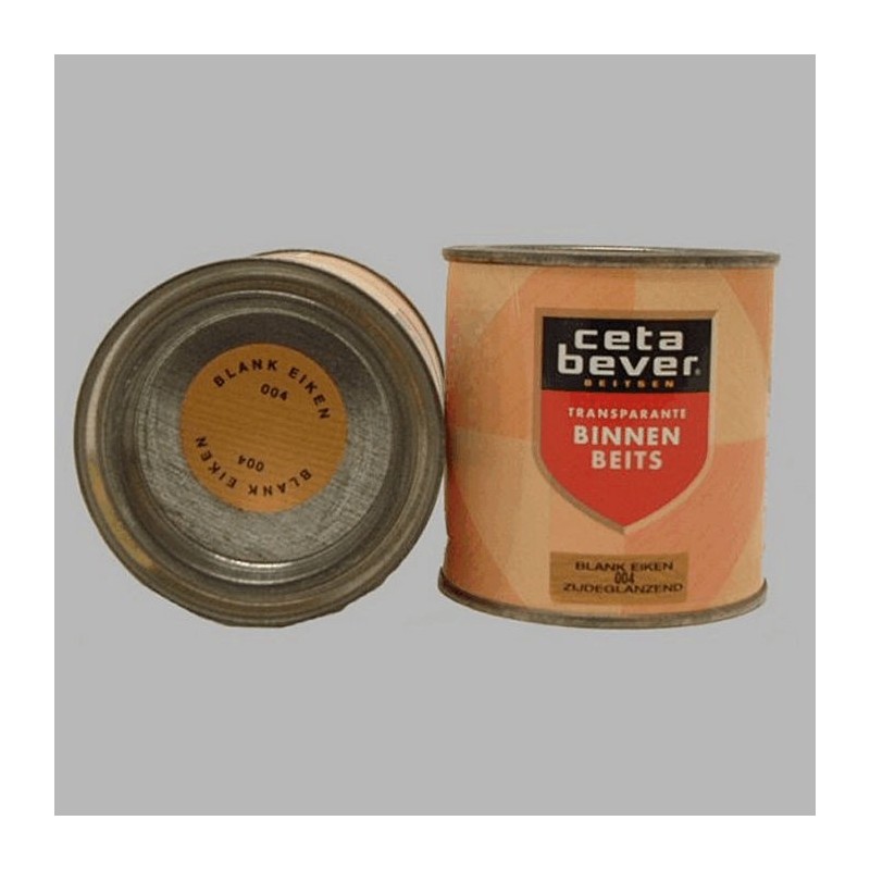cetabever binnenbeits hout blank eiken 250 ml