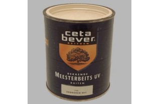 cetabever houtbeits UV gebroken wit 750 ml