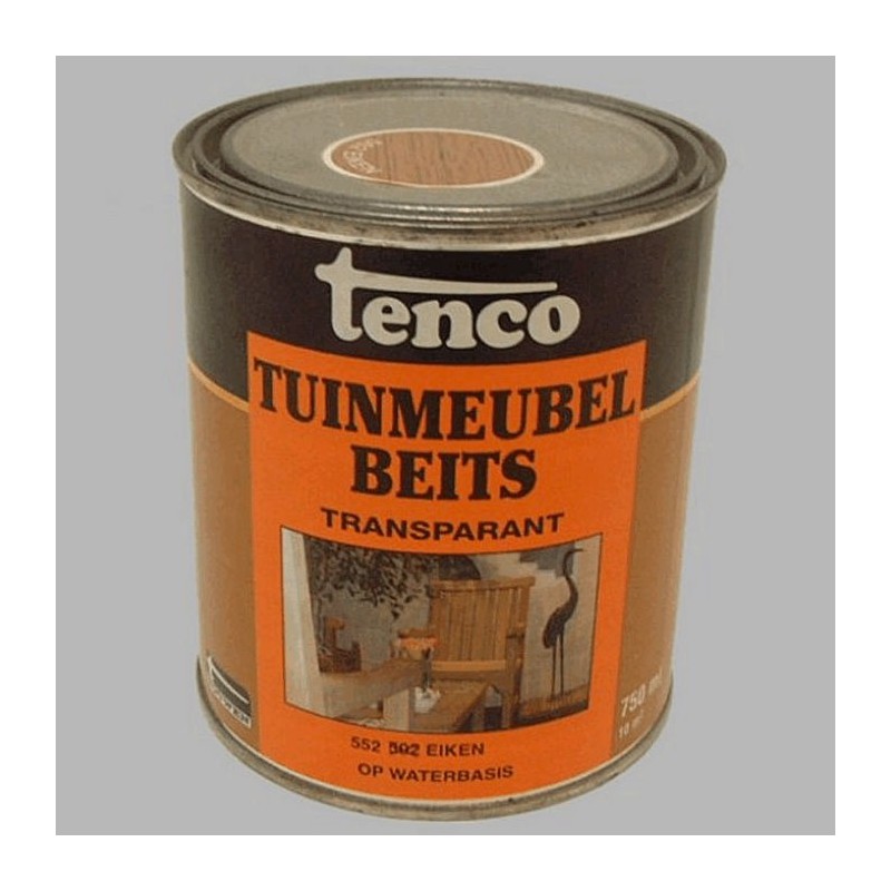 Tenco garden furniture wood stain oak 750 ml