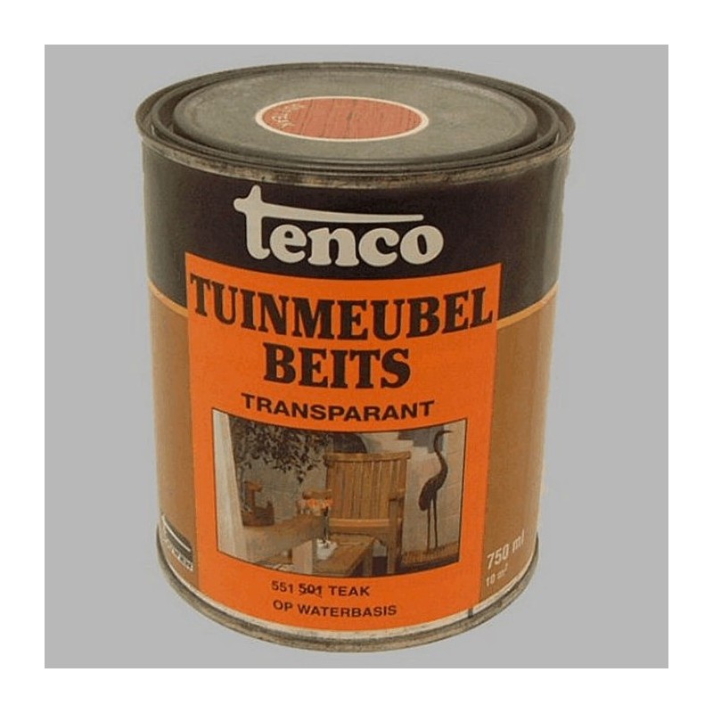 Tenco teinture pour bois meubles de jardin teck 750 ml