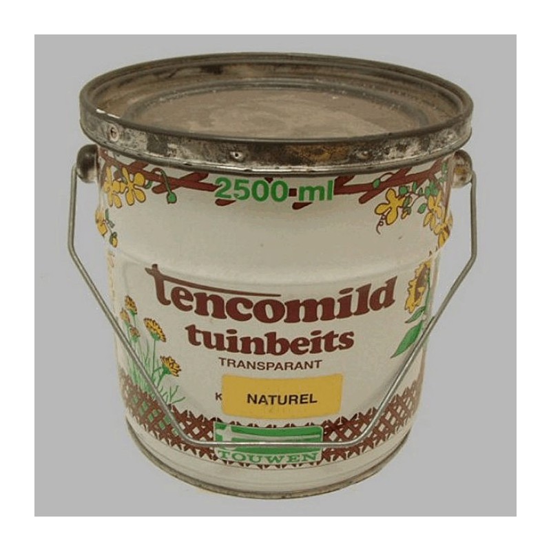 tencomild teinture pour bois de jardin naturel 2500 ml