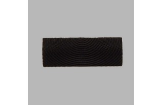 outil de conception de grain de bois noir longueur 10 cm