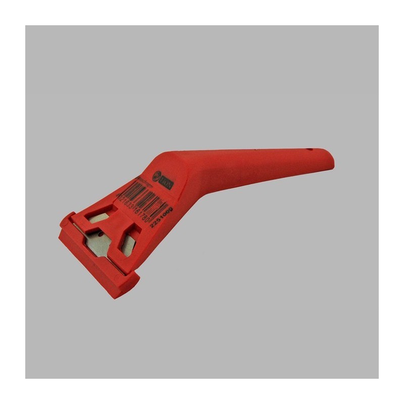 Grattoir à verre largeur 6 cm couleur rouge