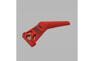 Grattoir à verre largeur 6 cm couleur rouge