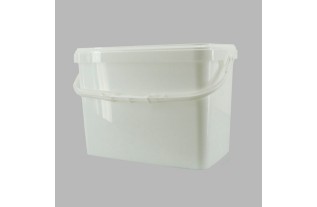 Seau rectangulaire à peinture de Decoration avec couvercle