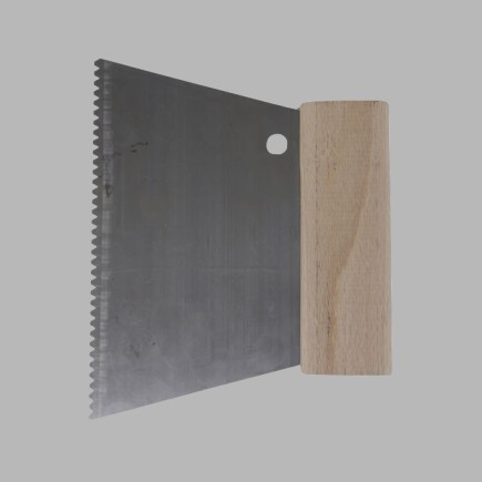 Glue comb medium with wooden handle