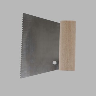 Glue comb fine with wooden handle