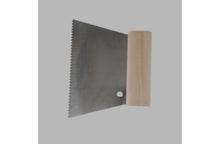Glue comb fine with wooden handle