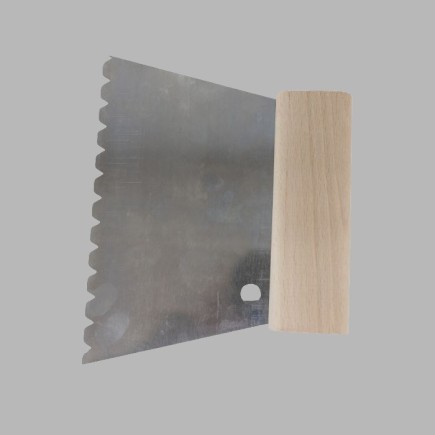 Glue comb coarse with wooden handle