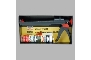 pattex caulking gun glue 600 profix set