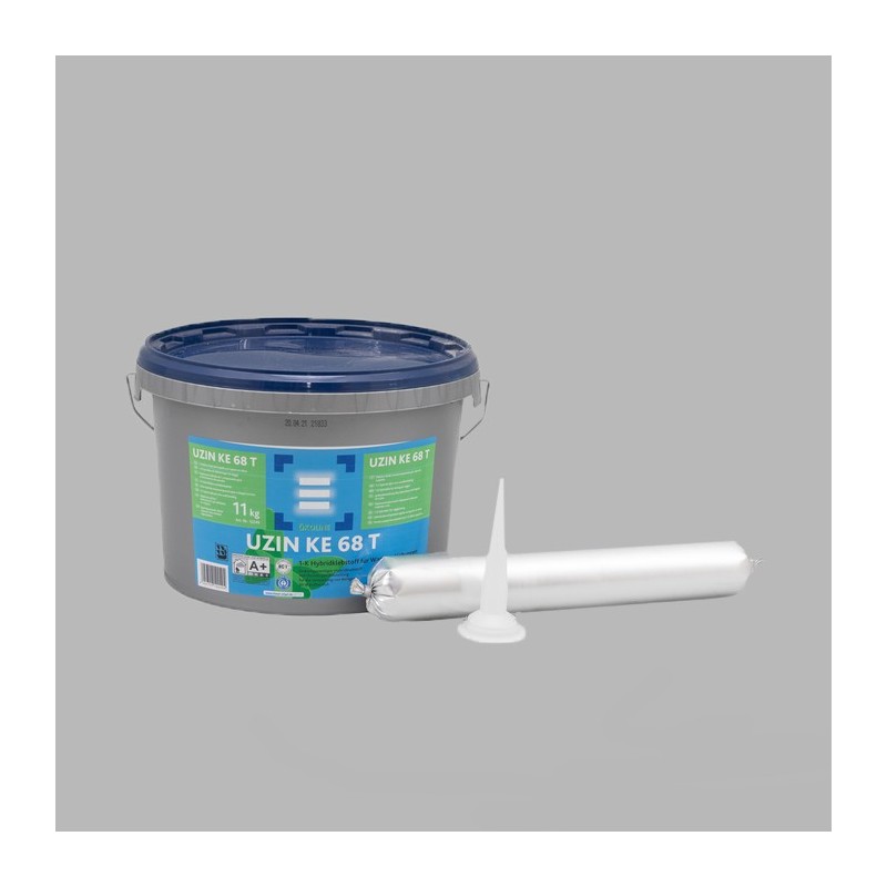 UZIN-KE 68 T Hybride Colle sol et mur 600 ml et 11 kg