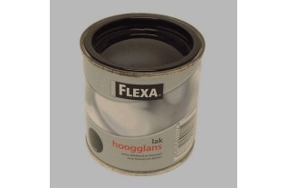 flexa hoog glans zwart 250 ml