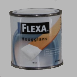 Flexa hoogglans wit 125 ml