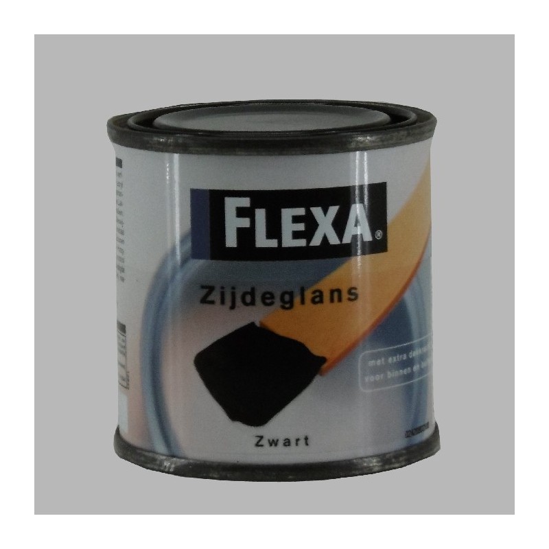 Flexa satin black 125 ml