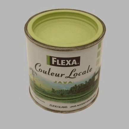 Flexa couleur locale satijn 250 ml java accent groen
