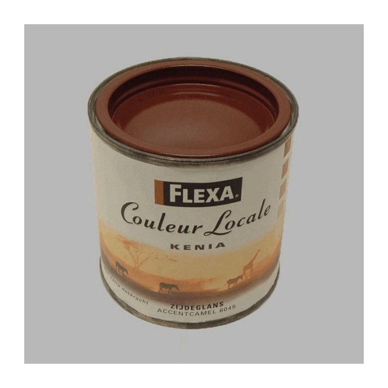 Flexa couleur locale satijn 250 ml kenia accent camel