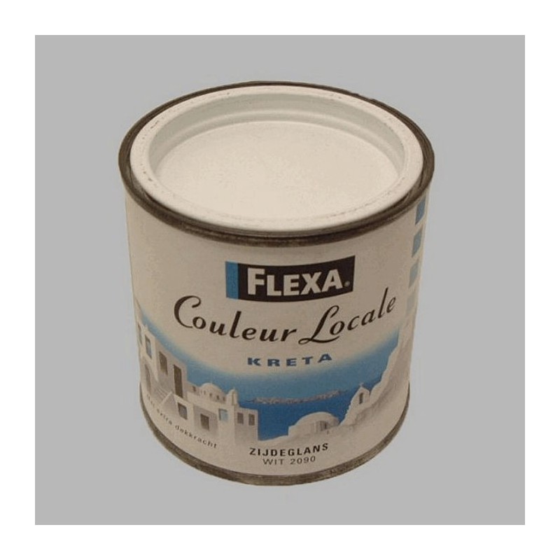 Flexa couleur locale satijn 250 ml kreta wit