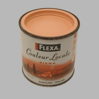 Flexa local color satin 250 ml siena terra