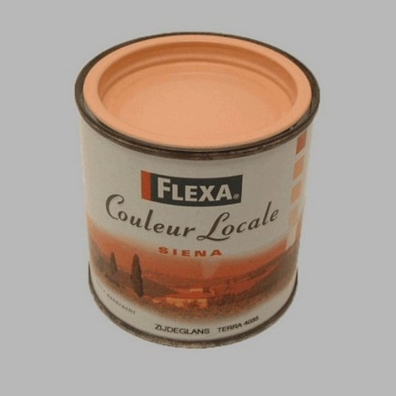 Flexa couleur locale satijn 250 ml siena terra