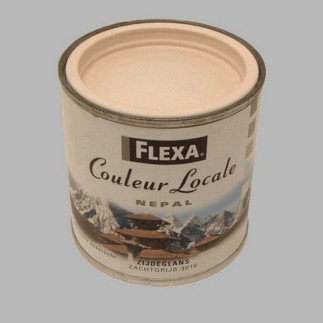 Flexa couleur locale satijn 250 ml nepal zacht grijs